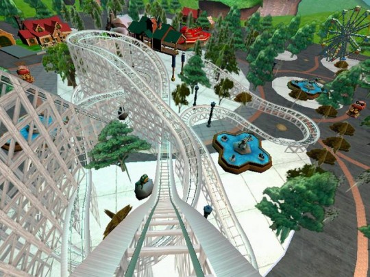 Vidámpark tycoon Disney-módra
