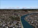 A belváros madártávlatból - Budapest Scenery for Flight Simulator 2004