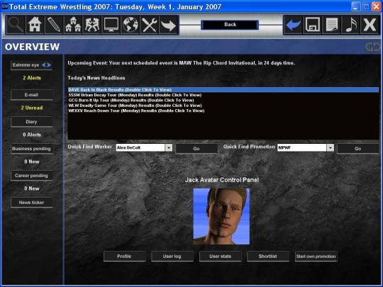 Total Extreme Wrestling 2007 demo