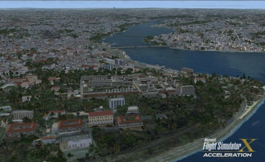 Multiplayer verseny a Flight Sim X kiegészítőjében