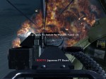 Az .50 cal gépfegyverek könnyedén lángba borítják az ellenséges hajót, ha a gyúlékony rakományra célzunk - Call of Duty: World at War