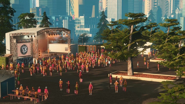 Concerts DLC a Cities: Skylineshoz