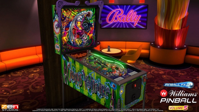 Három új asztal a Williams Pinball: Volume 5-ban
