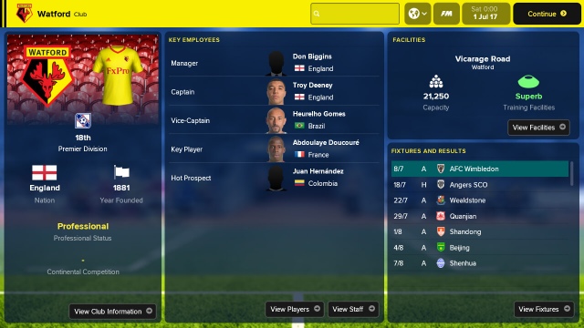 Football Manager 2018