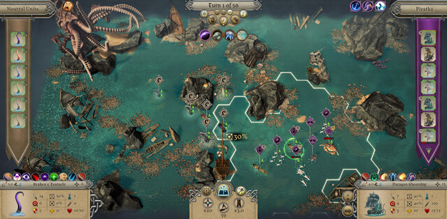 A tengerek kerültek a középpontba a Master of Magic: Scourge of the Seas DLC-ben