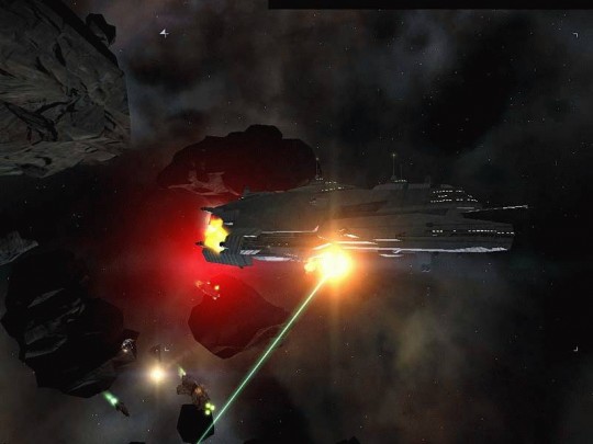 Imperium Galactica III három monitoron