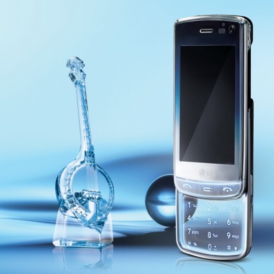 Áttetsző mobiltelefon az LG-től
