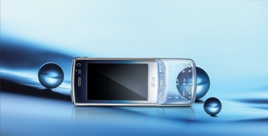 LG GD900 - telefon, átlátszó billentyűzettel