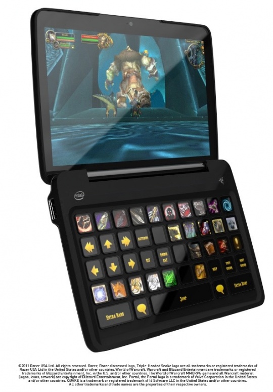 Razer Switchblade: mobil játékgép tervét mutatták be