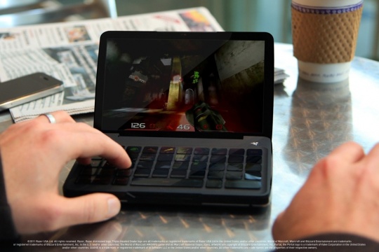 Razer Switchblade: mobil játékgép tervét mutatták be