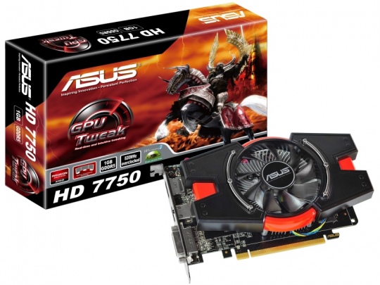 ASUS HD 7770 DirectCU TOP és HD 7750 videokártyák