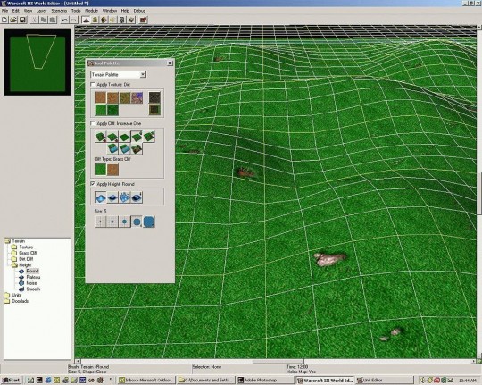 Warcraft III szerkesztőprogram képek