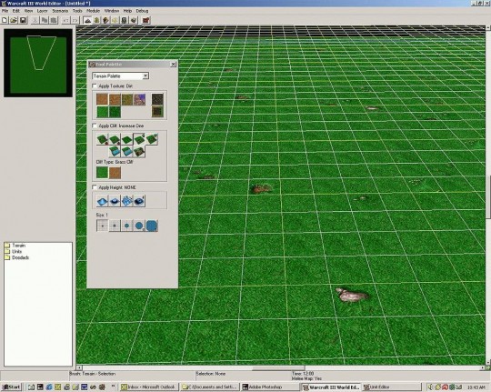 Warcraft III szerkesztőprogram képek