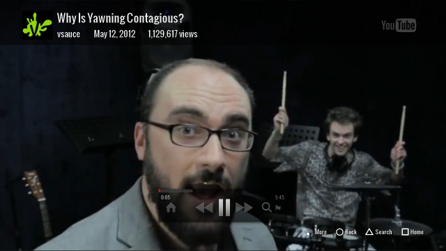 Új YouTube alkalmazás PS3-on
