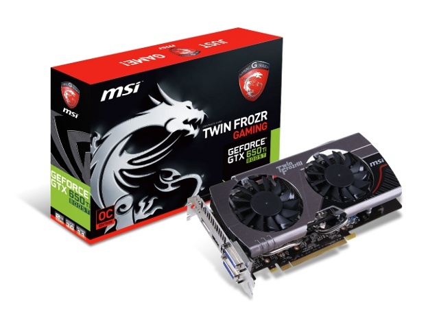 MSI GTX 650 Ti BOOST Twin Frozr videokártya gamereknek