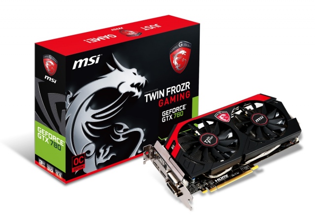 GeForce GTX 780 Gaming kártya az MSI-tól