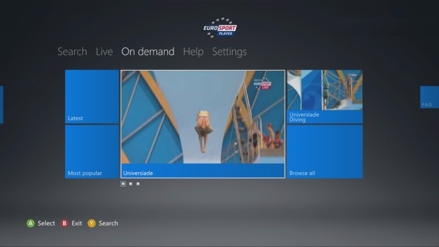 Xbox 360-on is nézhető a Eurosport adása