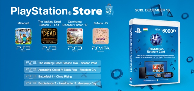 PlayStation Store - heti megjelenések - 2013. 51. hét