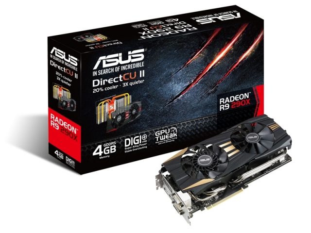 Hamarosan a boltokban az ASUS R9 290X és R9 290 DirectCU II videokártyák