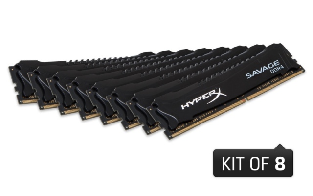 HyperX Savage és Predator memóriák még nagyobb kiszerelésben