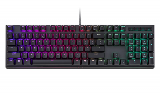 Megérkezett a Cooler Master MasterKeys MK750 mechanikus billentyűzet