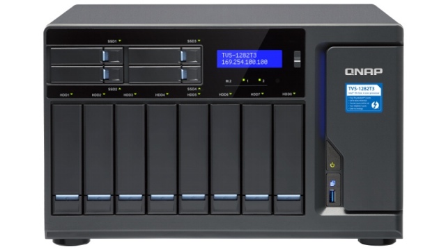 QNAP TVS-1282T3 Thunderbolt 3 NAS 12 meghajtóhoz