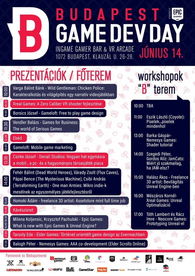 Game Dev Day Budapest most pénteken