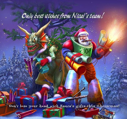 Nival Interactive karácsonyi lap