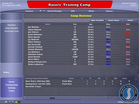 NHL: Eastside Hockey Manager 2005