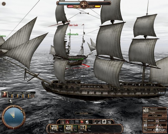 Egy kis izgalom: harc a tengeren.