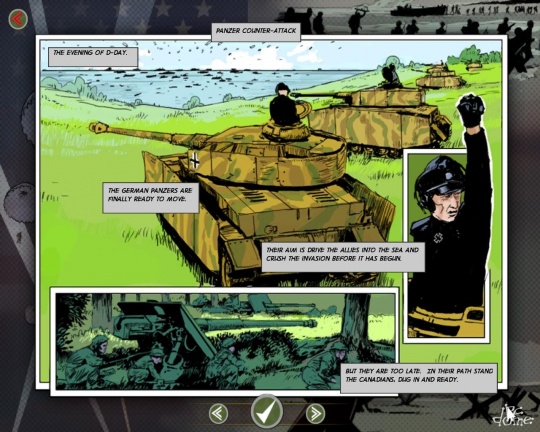 Küldetések elött ilyen képregényben kapjuk az eligazitást.