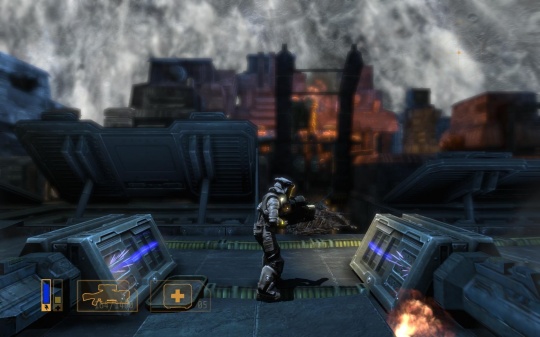 Közeledik a bolygófelszín, de legalább csönd van.