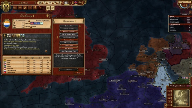 A diplomáciai lehetőségeink eléggé sokrétűek.