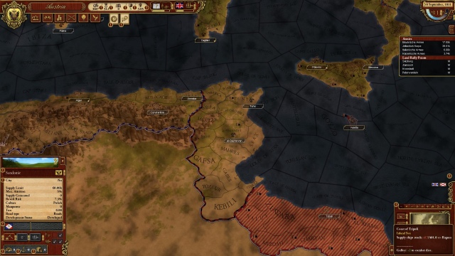 Észak-Afrika államai is játszhatóak.