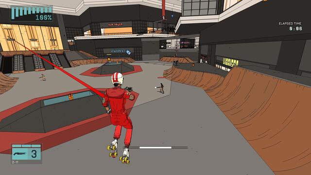 Rollerdrome teszt – Tony Hawk lőfegyverekkel? Fogd meg a söröm!