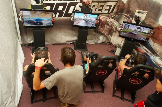 Electronic Arts sátor a Szigeten