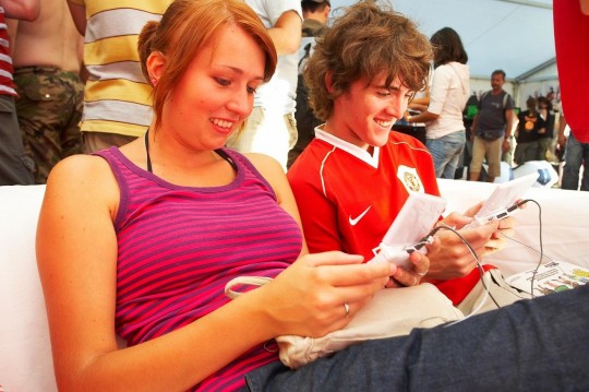 Electronic Arts sátor a Szigeten