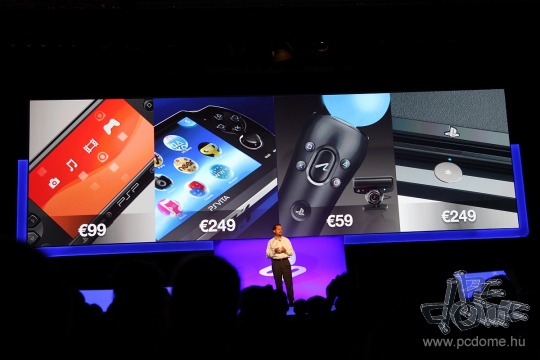 Sony sajtótájékoztató képekben