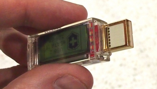 Svájci bicska - flash drive-val