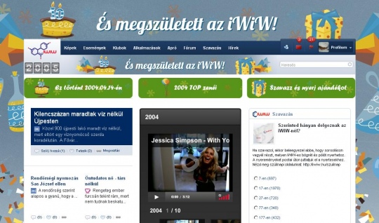 Tízéves lett az iWiW