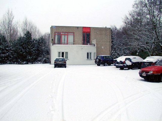 A Larian irodaháza télen