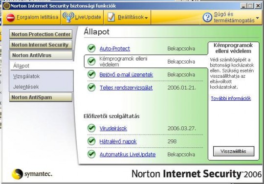 Norton Internet Security 2006