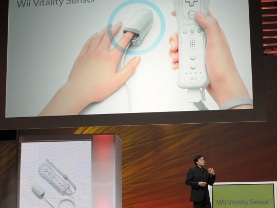 Satoru Iwata beszél a Wii Vitality Sensorról
