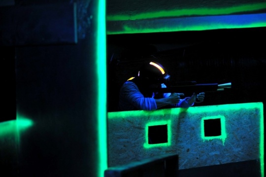 PC Dome szerkesztőségi találkozó a Laser Force-ban