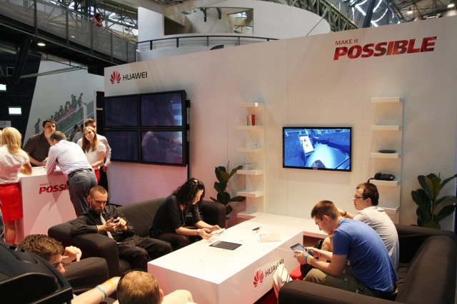 A Huawei standja a Veletech 2013-on