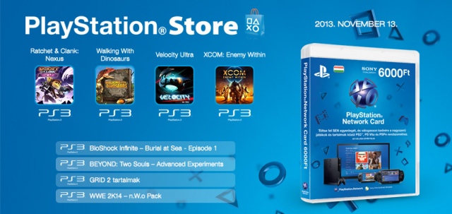 PlayStation Store - heti megjelenések - 2013. 46. hét