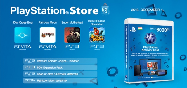 PlayStation Store - heti megjelenések - 2013. 49. hét