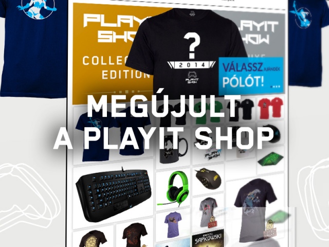 Megújult a PlayIT webshopja