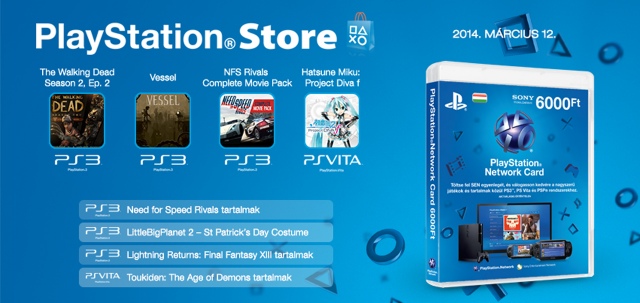 PlayStation Store - heti megjelenések - 2014. 11. hét