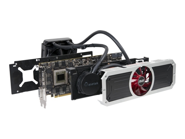 Két GPU, 8 GB RAM és hibrid hűtés az ASUS R9 295X2 videokártyán